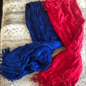 Accent scarves